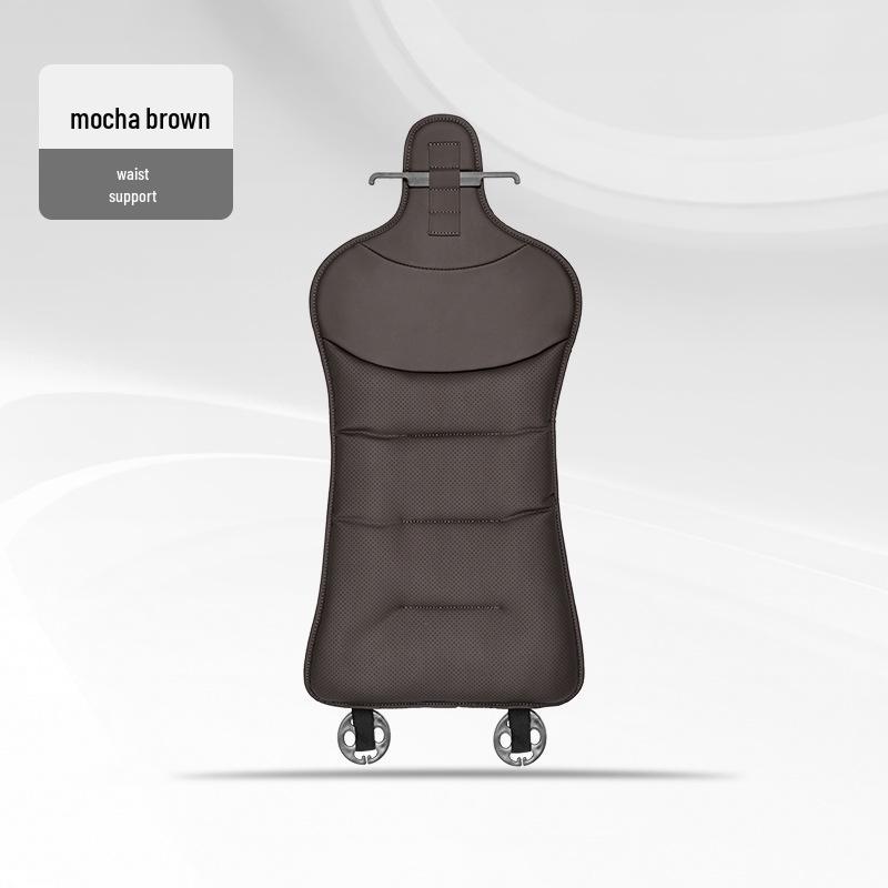 Universal Ventilated Car Seat Cushion for BMW, Mercedes-Benz & Xiaomi - Four Seasons, Lumbar Support, Rear Integrated, Single Driver Seat.