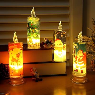 LED Kerzenlichter Simulation Elektronische Kerze Nachtlichter Party Ambiente Beleuchtung Dekoration Weihnachten Geburtstag Hochzeit Decora