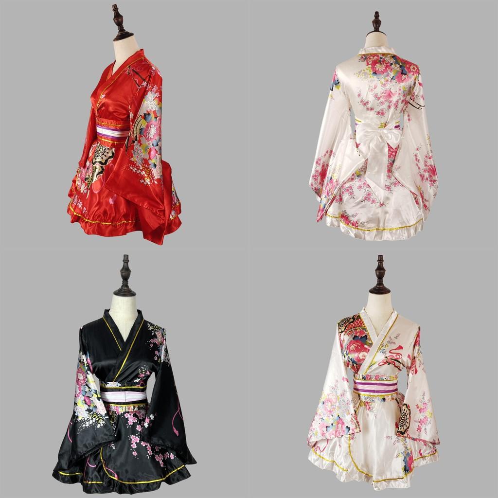 Women's Elegant Floral Kimono Robe Traditional Style Cosplay Anime Photo Shoot Sleepwear" Characters)