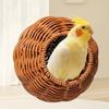 Hanging Imitation Woven Bird Nest Spherical Squirrel Bed Pigeon House Hamster Bed  Bird Cages