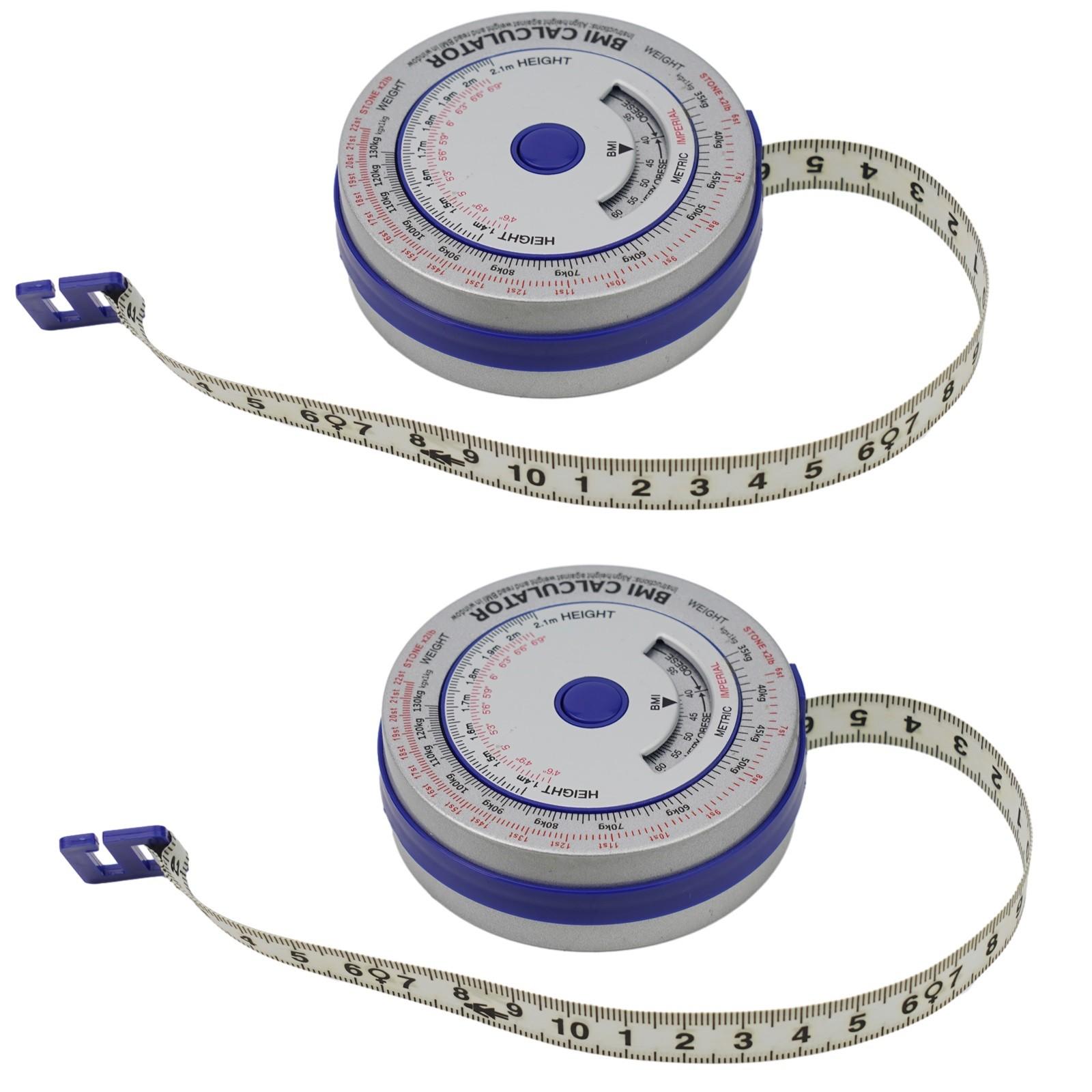 

150cm Diet Tape Measure Retractable Body Measurement Tool for Health Tracking синий