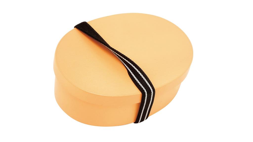 Tatsumiya Bento Box, Lacquered Bentwood Bento Box, Single Tier, Made In Japan, Large, Light Brown