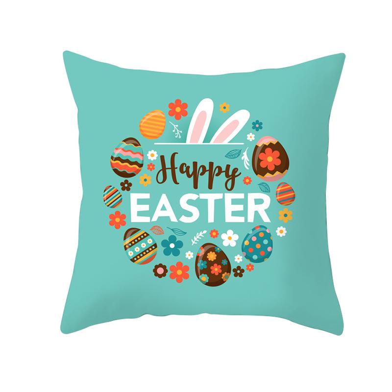 New Easter Bunny Pillow Cover Festive Home Decor Pillow Cover