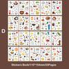20 Pages Stickers Book DIY Scrapbooking Supplies Collage Junk Journal Cute Materials Decor Sticker Stationery