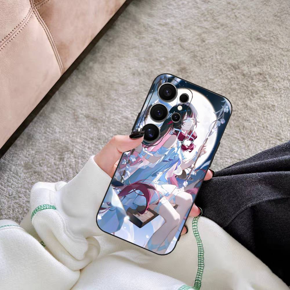 Genshin Impact Columbina Phone Case For Samsung S 20 21 22 23 lite plus ultra Clear Mobile Cover Funda