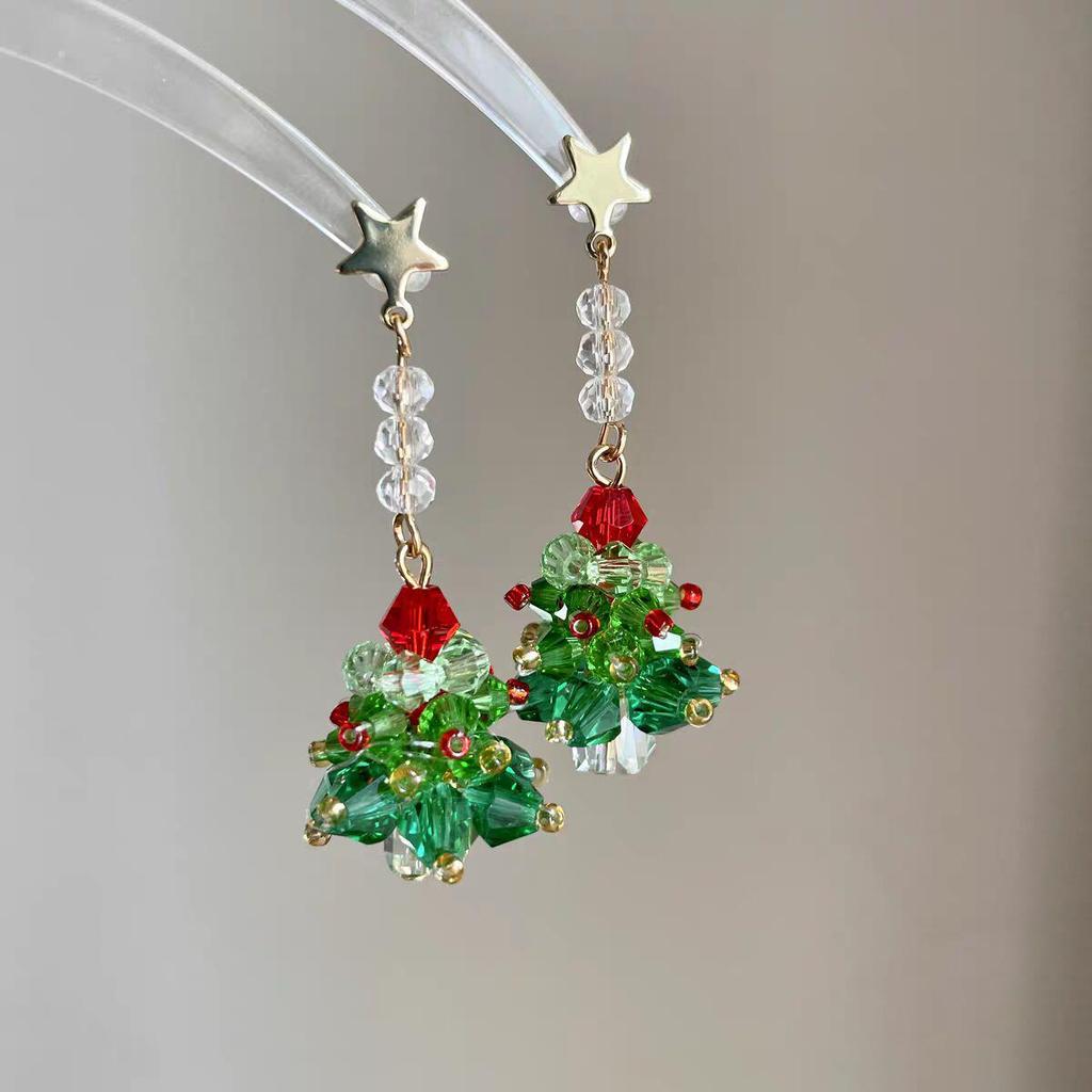 2023 Christmas Tree Pendant Necklace: Festive Women's Sweater Chain & Clavicle Accessory