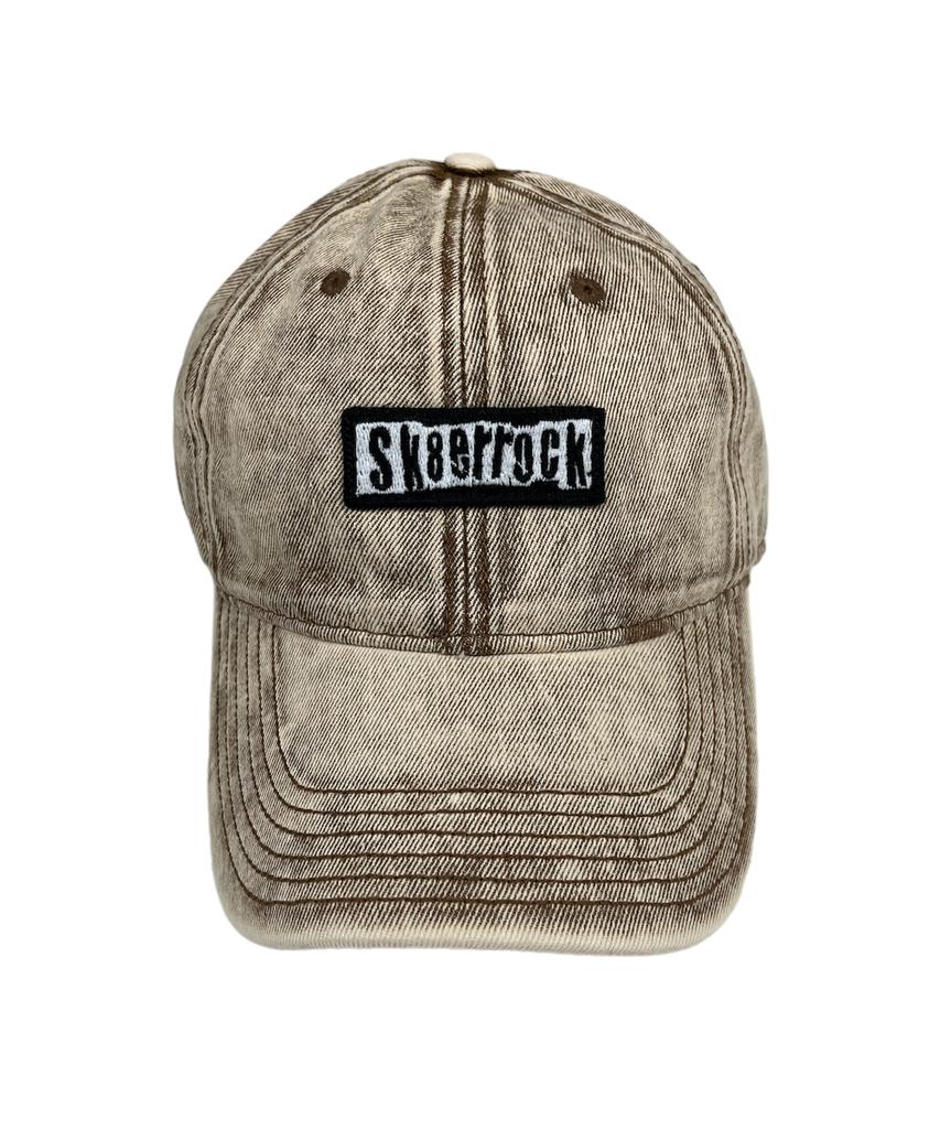 SK8ER ROCK Dirty Pigment Ball Cap Brown