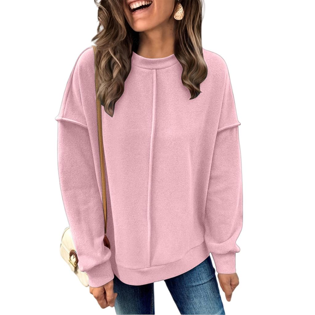 Fashion Loose Sports Crewneck Sweatshirt Casual Pullover Long Sleeve Crewneck Sweatshirt