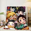 Anime Samurai Warrior's Journey Blanket Flannel Blanket for bed, sofa, Camping, Hiking, Picnic Essentials, gift for family Fan gifts