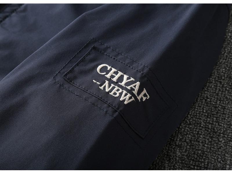 Herren Herbst/Winter Schlanke Passform Windjacke: Business Casual, Vielseitig, Doppellagige Reversjacke.