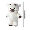 45CM Simulation Cattle Animals Plush Toys Cartoon Milk Cow Plush Doll Soft Stuffed Sweater Cow Pillow Home Decoration Toy