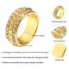 Stainless Steel Ring for Women Inlaid Zircon Rings Waterproof Romantic Fashion Jewelry