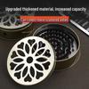 Stainless Steel Mosquito Coil Holder with Lid and Ash Catcher - Fireproof, Anti-Scald, Outdoor & Household Incense Burner Tray.