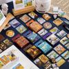 45 uds./lote Pinturas Famosas de Van Gogh Mini Caja de Pegatinas Papel Vintage Papelería Set de Pegatinas Para Scrapbooking DIY Fabricación de Tarjetas Manualidades