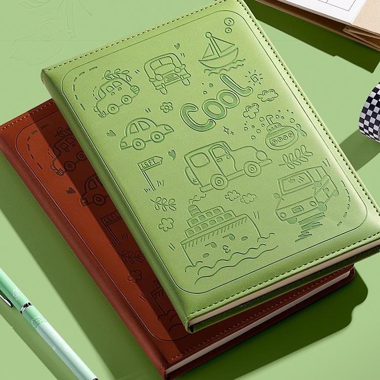 

Thickened 2024 Student/Office Notebook A6 Grass Green/Thickened 224 Pages
