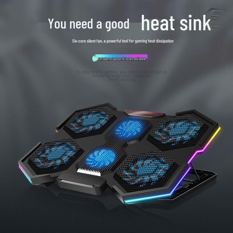 Ollymurs RGB Laptop Cooling Pad