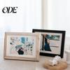 Vertical Picture Frame 6/7/8/10-Inch/A4 Vintage Wooden Photo Clear Glass Display Table Rustic Home Office Bedroom Desktop Holder Decoration