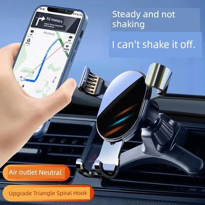 Mobile Phone Car Mount Anti-Shake 2024 New Model Universal Gravity Sensing Navigation Support for Car Air Vent