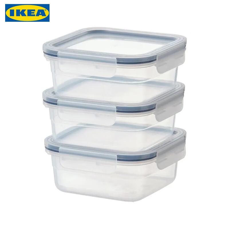 IKEA 365 Square Plastic Food Container Set 1430₽