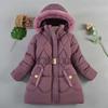 Kids' Fashion Fleece-Lined Thickened Hooded Oversized Sweatshirt Warm Casual Jacket For Fall/Winter