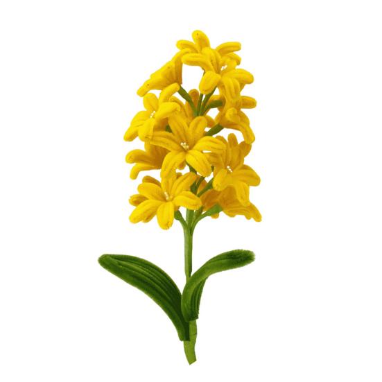 Finished Pipe Cleaner Hyacinth Flower Handmade Artificial Flower Craft for Valentine's Day Wedding Living Room Home Table Decor