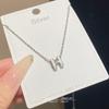 18K Gold Titanium Rhombus Clavicle Chain Necklace - Women’s Trendy Geometric Choker Pendant