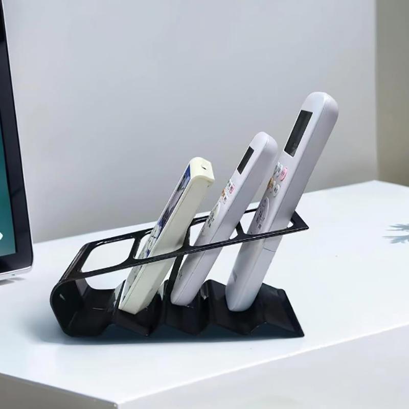 Four-Hole Air Conditioner Tv Remote Control Bracket 4-Grid Storage Rack Tv Air Conditioner Remote Control Bracket