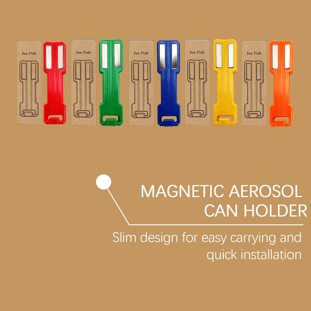 Magnetic Spray Can Holder Wall Rack for Garage Toolboxes
