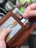 Men's Bi-Fold Card Holder Wallet Large Capacity Magnetic Money Clip Minimalist Credit Card Case
