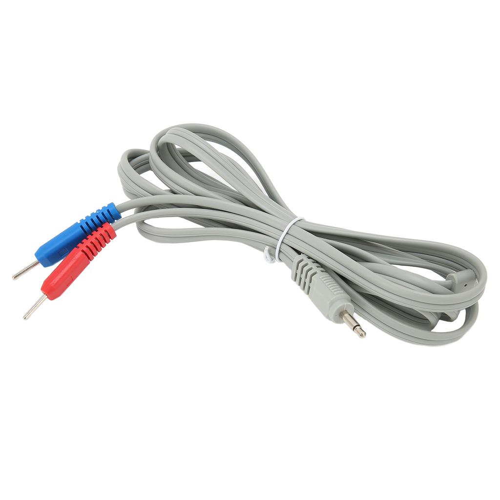 Massage Machine Electrode Lead Wires 2 In 1 Pin Socket Contact Electrode Lead Cable for TENS Machine