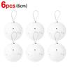 6Pcs White Foam Christmas Balls Wedding Holiday Supplies Portable Home Decorations