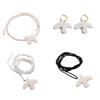 White Dove Necklace Women Jewelry Present Beads Necklace Perfect for Work School Various Occasions Enhancing Any Outfit