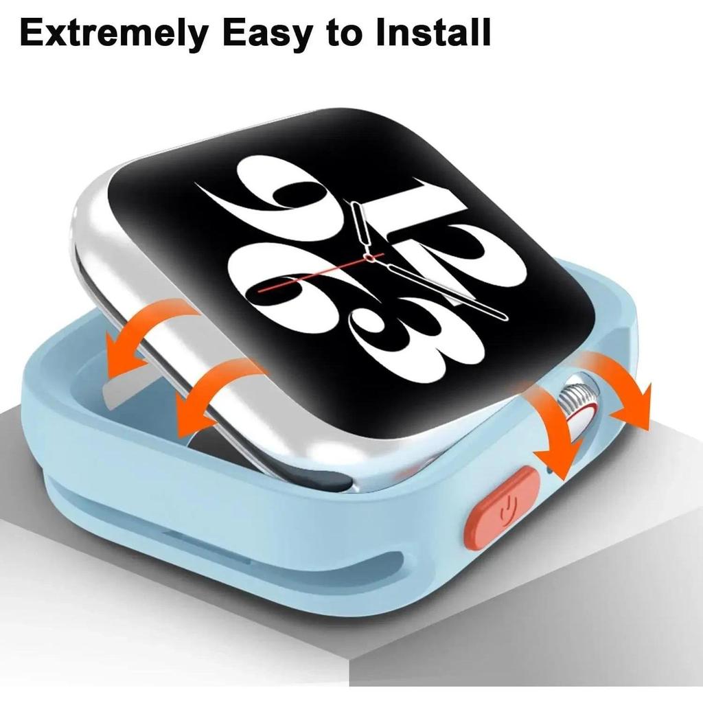 Candy Soft Silicone Case for Apple Watch Cover 11 10 9 8 7 6 5 4 SE 3 Protective Iwatch Ultra 3 49mm Series 45 41 44 46mm Bumper