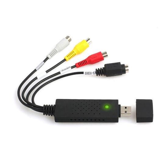 USB 2.0 Video Audio VHS to DVD HDD Converter Capture Card Scart RCA Adapter