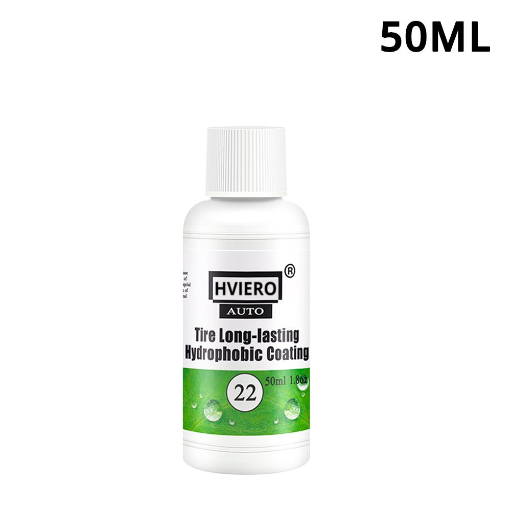 HVIERO 22 Reifencoating 20 50ml Auto Autowäsche Reinigungswerkzeuge Lackbeschichtungsmittel Reifen Langlebige Hydrophobe Beschichtung