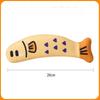 Eco-Friendly Linen Catnip Fish Chew Toy Boredom Buster Cartoon Style Pet Toy