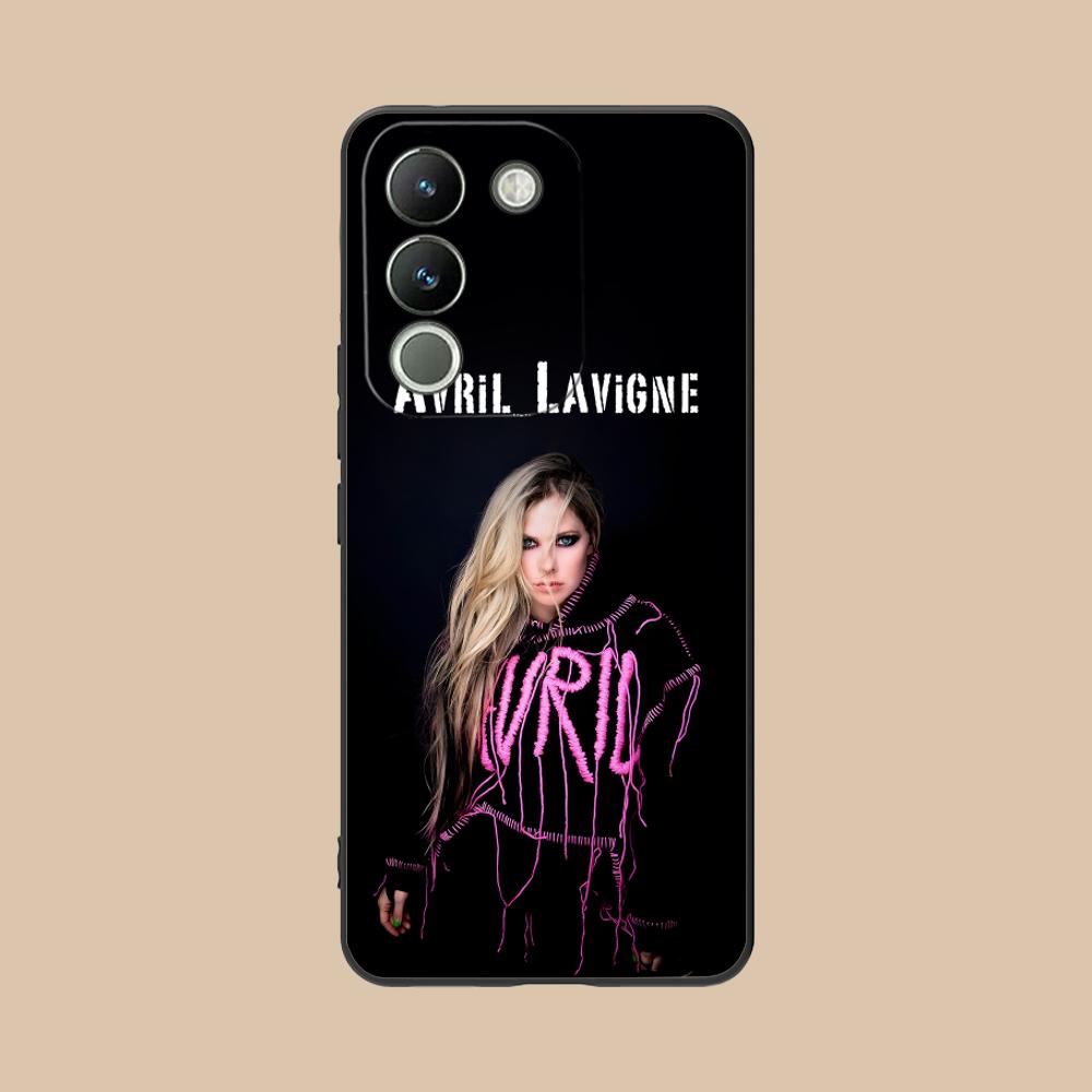 Avril Lavigne Matte TPU Mobile Phone Case for VIVO V60 V50 V40 V30 V29 V27 V25 V23 Pro Lite 5G Colorful Printing Cover