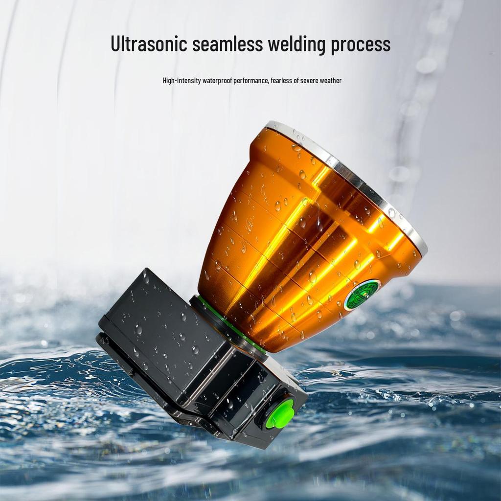 High-Intensity Rechargeable Headlamp with Long-Lasting Battery for Outdoor Activities