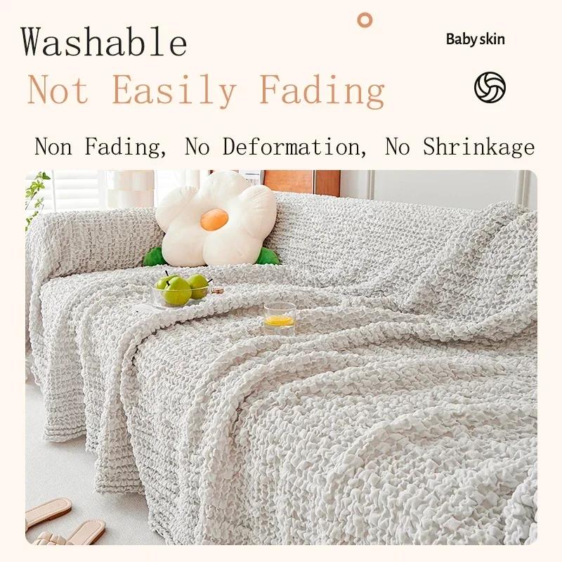 Sofabezug für Wohnzimmer, Sofa-Handtuch, Decke, Couchbezug, Überwurf, Decken, rutschfest, für Sofa, Stuhl, Bett, Heimdekoration