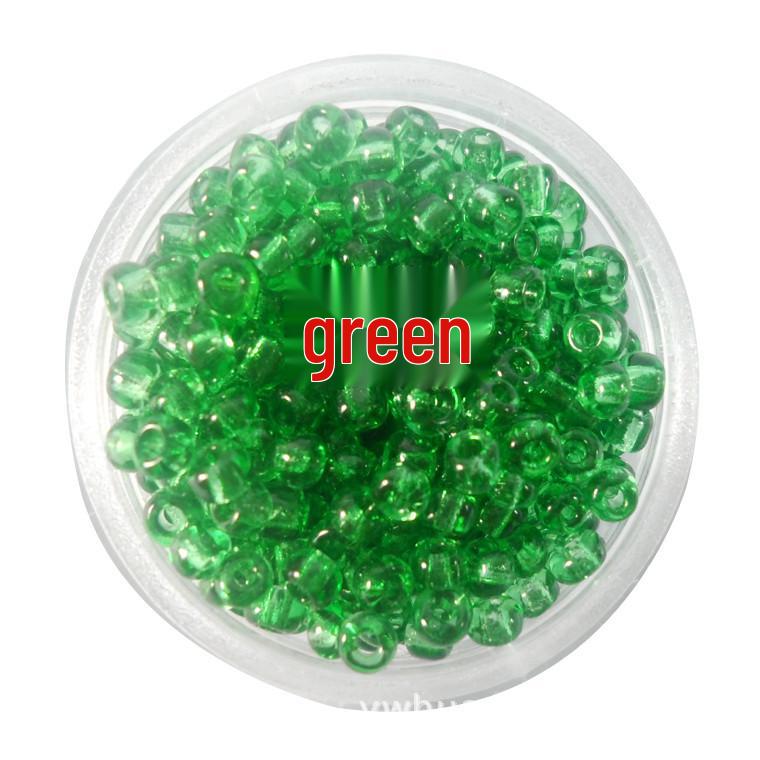 Transparent Glass Rice Beads for DIY Jewelry and Cross Stitch Clothing Accessories