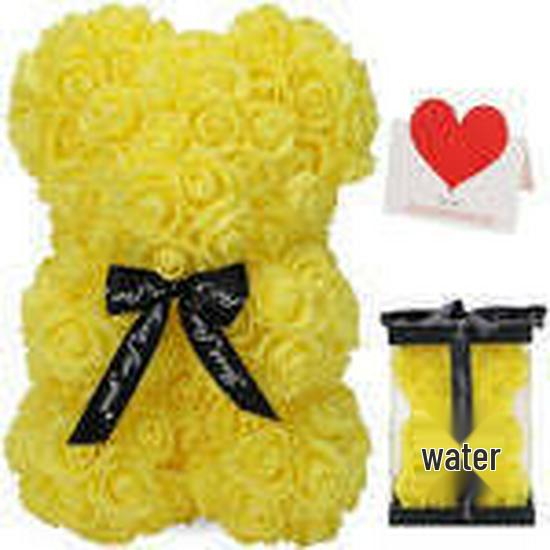 Eternal Rose Bear 25cm - Mother's Day & Valentine's Gift In Gift Box