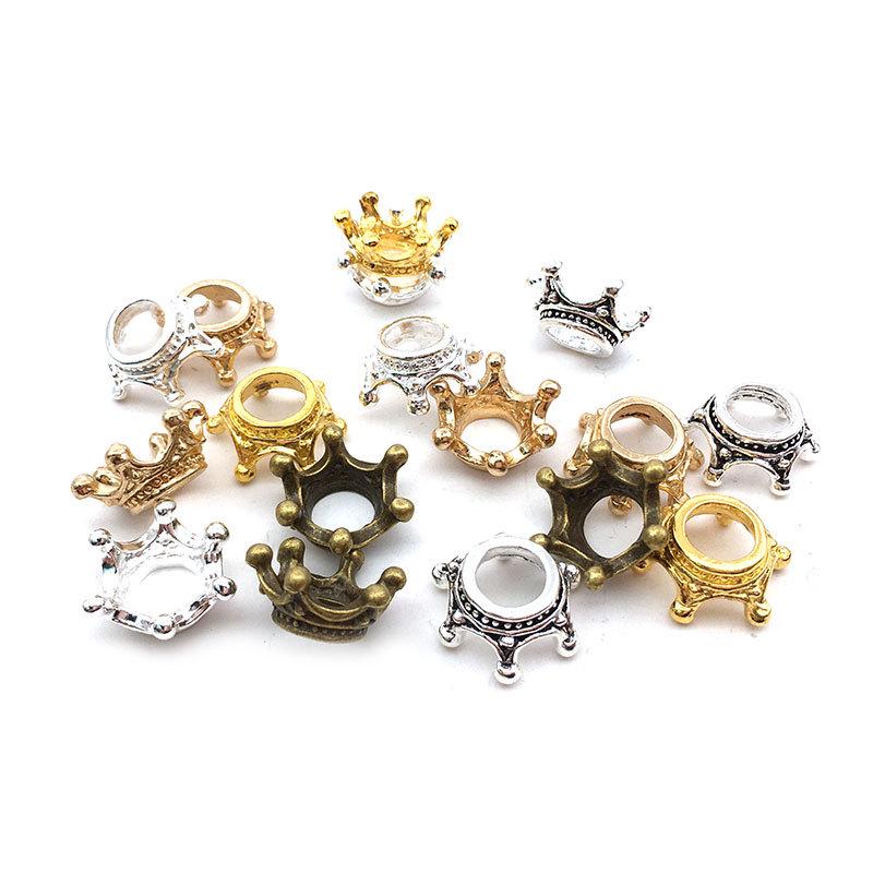 Zhongcheng Small Crown Alloy Pendant - Japanese & Korean Cartoon Hair Accessory