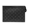 [Pre-Owned] Pochette Voyage MM 'Black Monogram Eclipse Canvas' - Good #12J2TBU