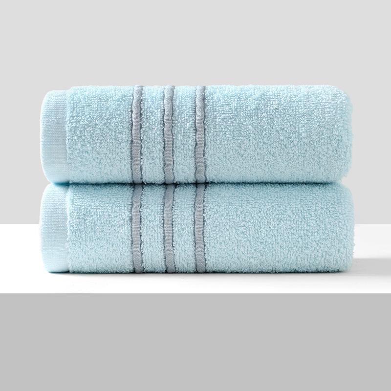 Soft, Absorbent Polyester-Cotton Towels - Thickened for Household Use, Face Wash, and Gifts