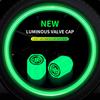 RFG3 4PCS Luminous Car Tire Valve Cap Fluorescent Night Glowing Decor For Buick Century Excelle XT Excelle GT Verano Encore enclave