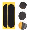 10pcs Finger Skateboard Finger Skateboard Skateboard Accessories Props Yellow Paper Black Anti-Slip Stickers, Anti-Slip Pads, (33mm98mm Type)