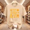 There Is Sunshine In My Soul Floral Sun Graphic T Shirt Unisex Retro Yellow Flower Quote Print Tee Casual Short Sleeve Cotton Top