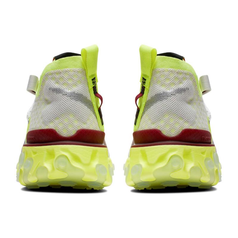 Nike React Runner Ispa Platinum Tint Volt Glow Team Red Sneakers CT2692-002
