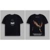 2026 Wolf Head New Short Sleeve Mens And Womens American Sports Fitness Leisure Loose Printed Round Neck Cotton T Shirt