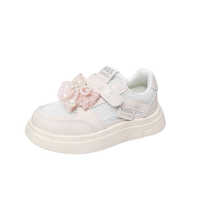 

Girls white sneakers, summer new style mesh breathable sports sneakers, versatile and fashionable for girls and students 37